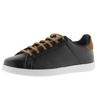 victoria Basket Tenis Efecto Piel con Cordones Redondos DE ALGODÓN Color Cuero Negro 29