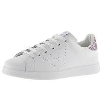 victoria Basket Tenis Piel & Trasera Glitter & Logotipo Troquelado 1125104 para Mujer Lirio 41