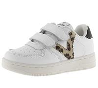 victoria Basket Tiempo Efecto Piel con Detalles Glitter & Animal Print Y Cierre DE Tira ADHERENTE Leopardo 37