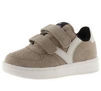 victoria Basket Tiempo Serraje & Piezas En Contraste & Tiras Adherentes 1124115 para Niños Taupe 28