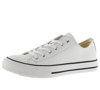victoria Basket Tribu Efecto Piel & Cordones Blancos 1065184 para Mujer Blanco 39