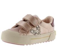 Calzados Victoria Zapatillas Tribu 1065199 piel metalizada, tiras adherentes, glitter niña Nude 26