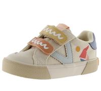 victoria Basket Tribu Lona Print Multicolor & Tiras Beige 30