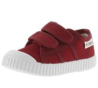 victoria Basket Unisex 1915 Lona & Tiras Adherentes & Refuerzo Puntera 136606 para Niños Carmin 23