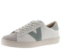 victoria Basket Unisex Berlín Piel & Piezas En Contraste & Puntera Serraje 1126142 para Adulto Jade 38