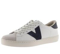 victoria Basket Unisex Berlín Piel & Piezas En Contraste & Puntera Serraje 1126142 para Adulto Marino 43