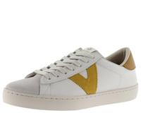 victoria Basket Unisex Berlín Piel & Piezas En Contraste & Puntera Serraje 1126142 para Adulto Mostaza 40