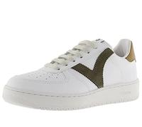 victoria Basket Unisex Madrid Efecto Piel & Piezas Color En Contraste 1258201 para Adulto Kaki 36