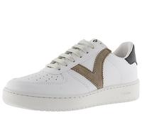 victoria Basket Unisex Madrid Efecto Piel & Piezas Color En Contraste 1258201 para Adulto Stone 39
