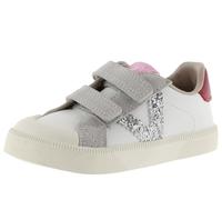 victoria Basket Unisex Oliver Barefoot Efecto Piel & Piezas En Contraste & Tiras Adherentes 1356101 para Niños Plata 30