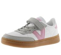 victoria Basket Unisex Oslo Efecto Piel & Piezas En Contraste & Cordón Elástico & Tira Adherente 1256102 para Niños Rosa 31