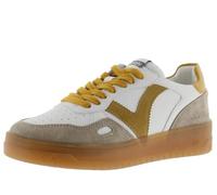 victoria Basket Unisex Seúl Efecto Piel & Piezas Color & Serraje En Contraste 1257125 para Adulto Mostaza 38