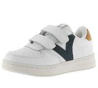 victoria Basket Unisex Tiempo Efecto Piel & Piezas En Contraste & Tiras Adherentes 1124104 para Niños Verde 28