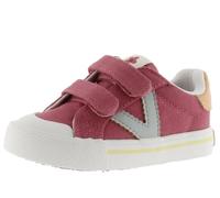 victoria Basket Unisex Tribu Lona & Piezas En Contraste & Tiras Adherentes 1065189 para Niños Fresa 34