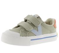 victoria Basket Unisex Tribu Lona & Piezas En Contraste & Tiras Adherentes 1065189 para Niños Kaki 28