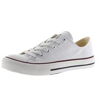 victoria Basket Unisex Tribu Lona & Puntera De Goma 106550 para Niños Blanco 32