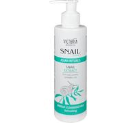 Victoria Beauty Leche limpiadora de baba de caracol con ceramidas, arroz y centella asiática, Snail Face Cleansing Milk, limpieza facial con extracto de caracoles, desmaquillante, 200 ml