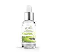 Victoria Beauty - Sérum de hialurón de alta dosis, suero facial antienvejecimiento con superalimentos, ácido hialurónico y niacinamida proporciona mucha humedad, 20 ml
