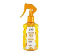 Victoria Beauty Spray de aceite solar SPF 50, aceite corporal SPF 50, spray solar con escualano y aceite de coco, protección solar con protección de alto espectro, aceite solar, fórmula impermeable