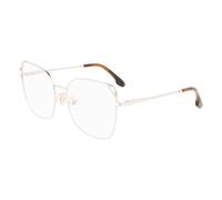 Victoria Beckham Mujer VB2125 040 Monturas ópticas Metal Plata Mariposa Fotocromático