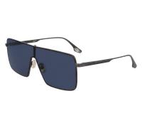 Victoria Beckham Mujer VB238S 41 Gafas de sol Metal Barril de fusil Azul Cuadrada Normal Normal