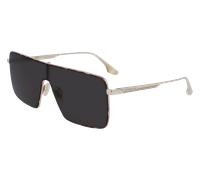 Victoria Beckham Mujer VB238S 701 Gafas de sol Metal Oro Gris Cuadrada Normal Normal
