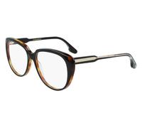 Victoria Beckham Mujer VB2620 005 Monturas ópticas Acetato Negro/Marrón Cat Eye