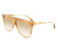 Victoria Beckham Mujer VB619S 774 Gafas de sol Acetato Miel Marrón Cuadrada Normal Fotocromático
