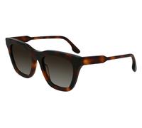 Victoria Beckham Mujer VB630S 215 Gafas de sol Acetato Tortuga Marrón Cuadrada Sombreado