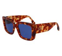 Victoria Beckham Mujer VB653S 222 Gafas de sol Acetato la Habana Azul Cuadrada Normal Fotocromático
