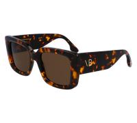 Victoria Beckham Mujer VB653S 234 Gafas de sol Acetato la Habana Marrón Cuadrada Normal Fotocromático