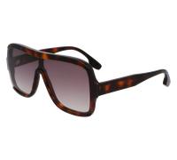 Victoria Beckham Mujer VB673S 215 Gafas de sol Acetato la Habana Marrón Oversize Normal Normal
