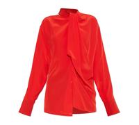 Victoria Beckham - The Silk Shirt - Blouses & Shirts - Mujer - Rojo - S -