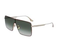 Victoria Beckham VB238S 700 Gold/Khaki Sunglasses Woman Metallo, Shield, 58