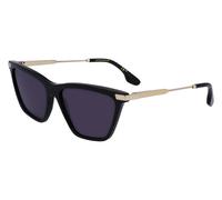 Victoria beckham vb663s 001 black sunglasses woman acetato, cat eye, 5