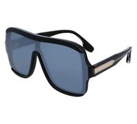 VICTORIA BECKHAM VB673S Sunglasses, 003 Black/Silver Mirror, 64 Women's
