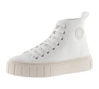 victoria Botin Abril Lona & Sello Goma Blanco 36