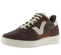 victoria Botín Madrid Metal & Piezas Serraje Al Tono & Trasera Glitter 1258276 para Mujer Chocolate 39
