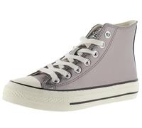 victoria Botín Tribu Efecto Piel Metalizada & Sello Retro & Suela Acabado Brillo 1057106 para Mujer Plata 41