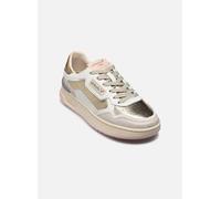 victoria 1985 Basket C80 Piel & Piezas Metalizadas & Serraje & Logotipo Retro 8800123 para Mujer Oro 36
