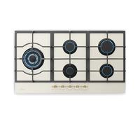 Victoria Chef 90cm Placa de gas 5 Fuegos Crema