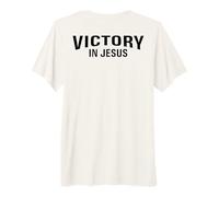 Victoria en Jesús - Filipenses 4:13 Cristiano Volver Print Camiseta Premium