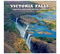 Victoria Falls natural wonders on the Zambezi (Calendar 2026 12" x 24" / 30 x 60 cm (abierto) CALVENDO 12 Month Wall Calendar