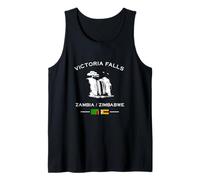Victoria Falls Waterfall Zambezi Zambia Zimbabwe Bandera Camiseta sin Mangas
