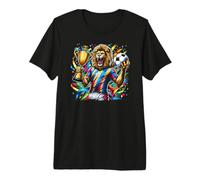 Victoria futbolística del Trofeo Lion Soccer Champion Camiseta Premium