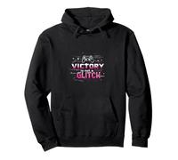 Victoria Glitch Juego Frase Ganador Sudadera con Capucha