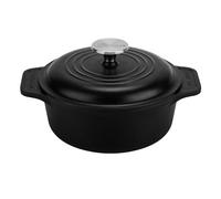 Victoria Horno Holandés Inducción Hierro Fundido Esmaltado 20cm, Cocotte 1,9L, sin PTFE ni PFOA, Apto para Fuego, Barbacoa, Horno, Vitrocerámica, Gas
