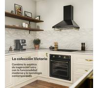 Victoria horno pirolítico | Cocina eléctrica con función pirolítica | 3150 W | 76 l | 60 cm Klarstein