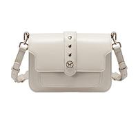 "VICTORIA HYDE - Bolso bandolera para mujer, vegano, cuero auténtico, bandolera para mujer, bolso de moda, maletín, bolsas", Beige