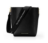 VICTORIA HYDE Bolso grande para mujer, bolso de hombro vintage, bolso de la compra, grande, 23 cm x 30,5 cm x 17 cm, Negro, 23 cm ×30.5cm ×17 cm, Informal